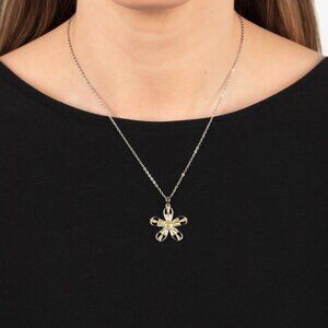 Paparazzi Jewelry Accessories - Botanical Ballad - Yellow Necklace - Vintage
